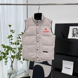 thumbnail for Cross-Border Large Goose down Vest for Men and Women, Short Style, Canadian Winter Version, Classic Style, Thickened