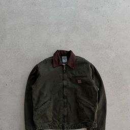 thumbnail for Heavy J97 American Heavy Wash Fall Short Wide Fit Detroit Jacket Cargo Zip Cleanfit Jacket
