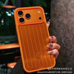 thumbnail for New aluminum alloy apple black suitcase all-inclusive phone case is suitable for iPhone17 16 15 14 metal