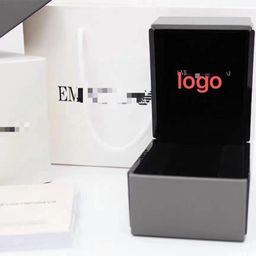 thumbnail for Caixa de relógio original ar branco embalagem de relógio mani gypsophila caixa de armazenamento manual saco de presente conjunto completo embalagem