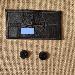 thumbnail for Armband Stone Island armband fashion brand ghost seal clothes shoes bag embroidery button