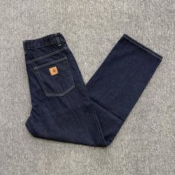 thumbnail for Kaha American vintage street skateboard loose straight-leg hip-hop dopamine washed jeans long pants wide-leg