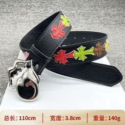 thumbnail for Cinto CH Crowe Holy Sword masculino com rolo oco, cinto feminino Evergreen Vine, cinto de celebridade do mesmo estilo perfurado retrô coração