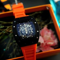 thumbnail for Net Red Skeleton Watch Richard Thorough Men's Women's General Purpose Watch One Drop Shipping Manufacturer Source