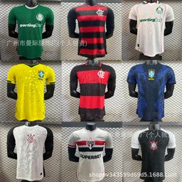 thumbnail for Brazilian league players Flamengo Palmeiras São Paulo Corinthians Brazil Santos football jerseys