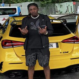 thumbnail for Synaword moda de rua hip-hop terno masculino 2023 exportação popular trendyy camiseta impressa shorts syna