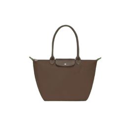 thumbnail for Cross-Border Exclusive French Longxiang Bag Classic Color Matching Folding Bag Waterproof Portable Dumpling Bag Longxiang Tote Bag