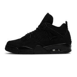 thumbnail for Aj4 White Sail Electric Mother Black Red Little White Cement Black Cat Air Cushion Basketball Shoes Joe 4 Non-Slip Unisex Shoes Cross-Border Sports Shoes