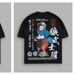 thumbnail for DARC SPORT Cross-border Trendy Brand Pure Cotton Short-sleeved Summer Loose Couples T-shirt TK AliExpress Explosions New Product