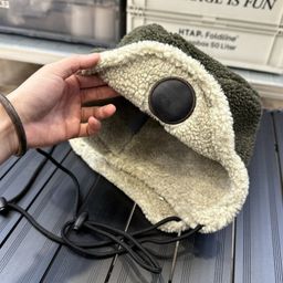 thumbnail for Ok 00s archive tactical hat vintage fleece tactical Lei Feng hat vintage