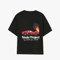 thumbnail for 26SS cross-border Nudepr trendy brand explosive heavy cotton men's and women's loose short-sleeved T-shirt couple clothes T-shirt