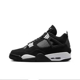 thumbnail for Putian shoes AJ4 black and white panda oxidized green black cat black gray white cat Joe 4 anti-slip wear-resistant and versatile men's and women's basketball shoes