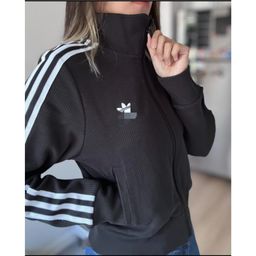 thumbnail for 26AD three-leaf jacket women's spring new retro wear knitted sports slim jacket sweatshirt 7278 embroidery logo