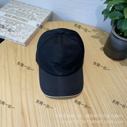 thumbnail for New 1P peaked cap letter embroidery four seasons double layer soft top baseball cap elastic adjustment outdoor men's and women's hats