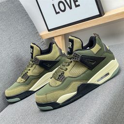 thumbnail for Aj4 White Cement Men&#039s Shoes Genuine Official New Electric Mother Midnight Blue Red Blue Mandarin Duck Aj3 Putian Basketball Shoes Women&#039s Shoes