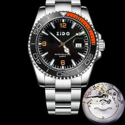 thumbnail for Zido marca esportes à prova dwaterproof água calendário luminoso legal dominador na moda negócios high-end relógio masculino quarto laranja