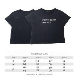 thumbnail for ERD Melancholy Rich Second Generation American Style Retro Figure Print Rock Hip Hop Pocket Unisex Loose Short Sleeve T-Shirt Trendy