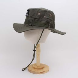 thumbnail for Overseas Outdoor Sunshade Sun Hat All-match Trendy Brand Mountain Climbing Fishing Basin Hat Foldable Denim Round Edge Hat