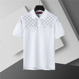 thumbnail for (High Quality) 26 New Cross-border Polo Shirt, Unisex, Solid Color Business Casual Slim Fit Knit Collar Short Sleeve