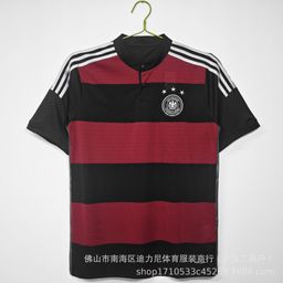 thumbnail for 复古经典款法国巴西英格兰德国阿根廷足球服复古球衣一件代批发