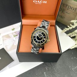 thumbnail for COA Family Flying CH Ceramic Women&#039s Watch Fashion Steel Band Bracelet Women&#039s Watch European and American Quartz Watch
