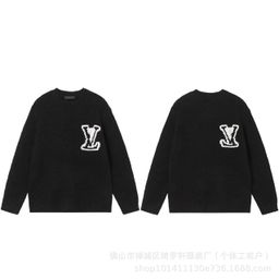 thumbnail for Correct Version Cross-Border Fashion Lujia New Logo Logo Lazy Style Men&#039s and Women&#039s Loose Casual Versatile Sweater