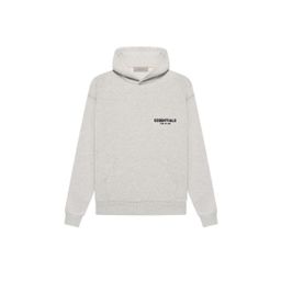 thumbnail for Essentials-Ss22 - Front and Rear Flocked Printed Pullover Hooded Sweatshirt Hoodie