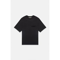 thumbnail for 2022Ss Short-Sleeved T-Shirt Black Flocked Essentials Trendy Brand Sweatshirt Jersey T-Shirt Cross-Border
