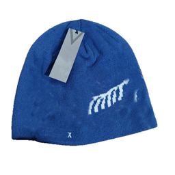thumbnail for Autumn and winter: R letter jacquard beanie, thickened large version of the cuffed men's and women's versatile warm pullover hat, bird cold hat~