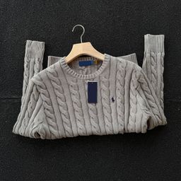 thumbnail for Can scan the code High quality RL Pony Classic Men's High Gram Heavy Twist Knitted Sweater Wholesale Drop Shipping Supply