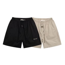 thumbnail for 2025 Spring and Summer New Fog Embroidered Letters Casual Loose Nylon Shorts for Men and Women Same Style One Piece Wholesale