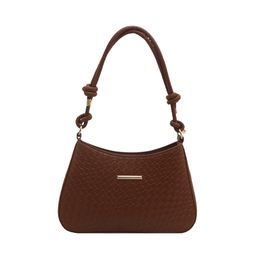 thumbnail for New Commuter Solid Color Armpit Bag Crossbody Bag Simple and Fashionable Shoulder Bag 2025 Spring Temperament Women's Handbag