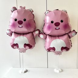 thumbnail for LoopyRuby clip balloons push stall tables, set up tables, streamers, stands, poles, cartoons, birthdays, children, take pictures, decorate