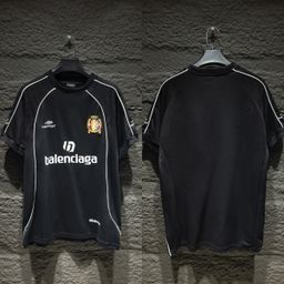 thumbnail for High version Paris 2026 summer new monogram embroidered crew neck unisex trendy brand loose short-sleeved T-shirt