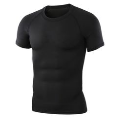 thumbnail for Tights, men's short sleeve vest, high stretch quick-drying t-shirt, gym running, basketball training, base fitness