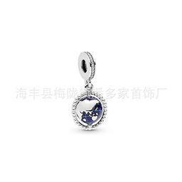 thumbnail for Pandora Beads 925 Silver Rainbow Hot Air Balloon Pendant Love Earth Bracelet Bracelet DIY Jewelry Accessories Women