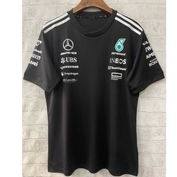 thumbnail for 2526 Aston Martin Ferrari Red Bull Mclaren Mercedes Racing Suit Summer Short-Sleeved Casual Wear