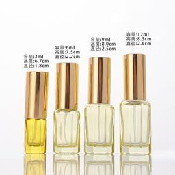 thumbnail for Wholesale Colored Glass Spray Bottle 3ml Square Perfume Bottles 6ml Travel Pack Cosmetic Small Sample Bottle Empty Bottle
