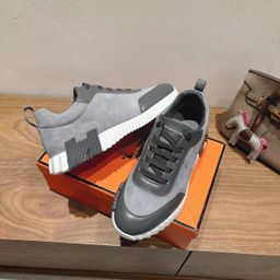 thumbnail for 2025 New European Men's Casual Versatile Sneakers High-End Mesh Breathable Lace-Up Sneakers Trendy