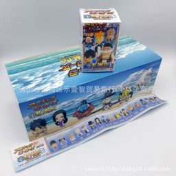 thumbnail for Tide Play mini Big Head Q Edition Color Boxed One Piece Hand-made Luffy Blind Box Gashapon Toy Doll Model