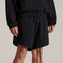 thumbnail for Essentials Hhh Multi-Line High Street American Casual Loose Pure Color Drawstring Summer Versatile Shorts for Men and Women Trendy