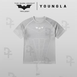 thumbnail for Youngla Collaboration with Batman New Men's Tight-Fitting T-Shirt Jogger Sports Fitness Running Training Quick-Dry Short Sleeve