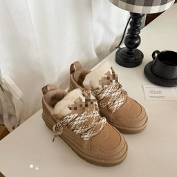 thumbnail for Sampo snow boots, Mel casual shoes, Sampo Hyland series low-top snow boots, women's sheepskin and wool integrated cotton shoes