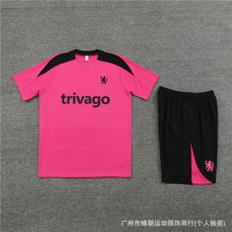 thumbnail for Portugal short sleeve training jerseys England Paris Germany Brazil pre match sports football jerseys set jerseys wholesale