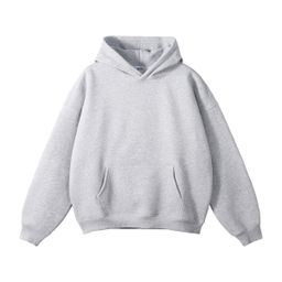 thumbnail for 2026 Fall/Winter New Loose Plush Trendy Sweatshirt Men's Oversize Hooded Trendy Men's Sweatshirt Suit