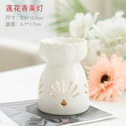 thumbnail for Cross-border exclusive for ceramic small aromatherapy stove hollow aromatherapy essential oil creative home handicrafts manufacturers wholesale