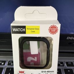 thumbnail for The case is suitable for Apple iwatch all-in-one watch case 40 42mm 44 45 full package matte PC+ tempered film