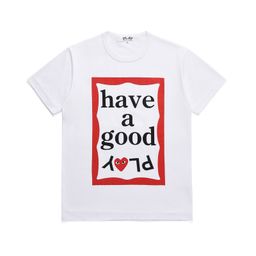 thumbnail for In-Stock Cross-Border Exclusive Southeast Asia Popular Classic Trendy Brand 2024 Summer Heart Print Crew Neck Couple Outfits