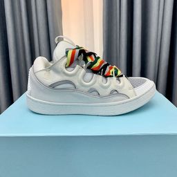 thumbnail for 2024 Spring New Bread Shoes Fashion Couple Dad Shoes Thick-soled Color-blocked German Training Shoes Running Non-slip Shoes For Men and Women