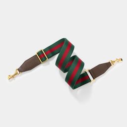 thumbnail for Suitable for G family one-shoulder crossbody bag red blue wide shoulder strap red and green webbing length replacement bag strap trend shoulder strap